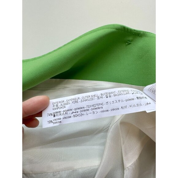 ZARA Green Oversized Single Breasted Blazer Suit Jacket, Size XS - Picture 14 of 16
